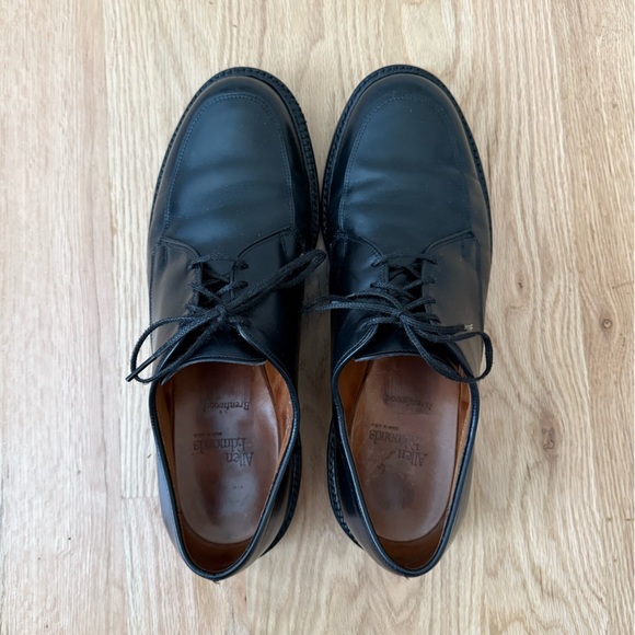 Allen Edmonds Leather Brentwood Black Oxford Dress Shoes Men\'s 11